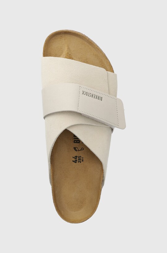 Замшевые шлепанцы Birkenstock Kyoto белый 1024535