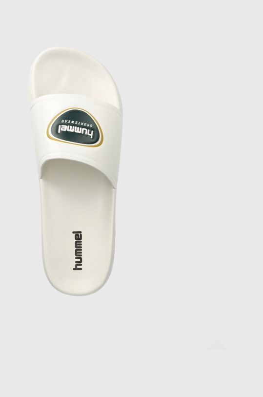 Hummel papuci POOL SLIDE BADGE alb 224172