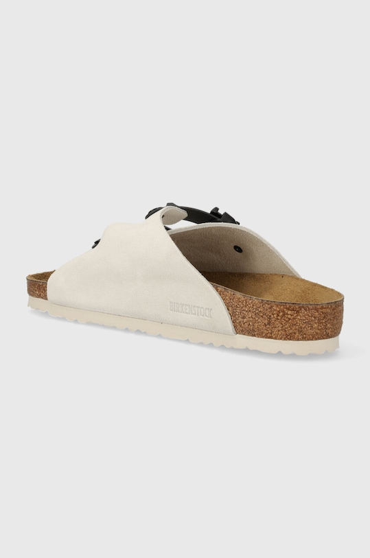 Obuwie Birkenstock klapki zamszowe Zürich 1026773 beżowy