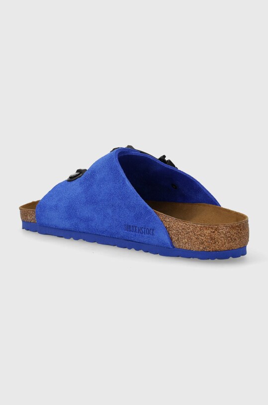 Взуття Замшеві шльопанці Birkenstock Zürich 1026800 блакитний