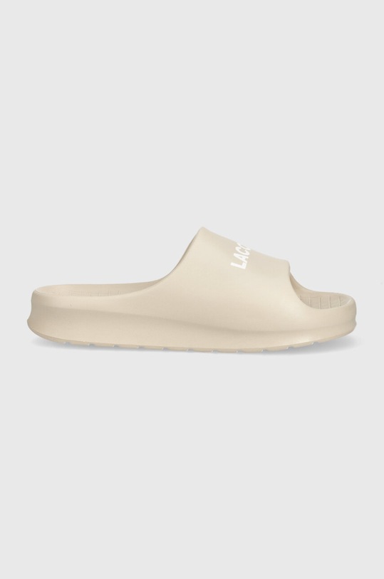 Lacoste papuci Serve Slide 2.0 47CMA0015 bej SS24