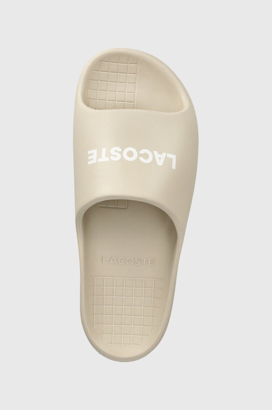Lacoste papuci Serve Slide 2.0 bej 47CMA0015