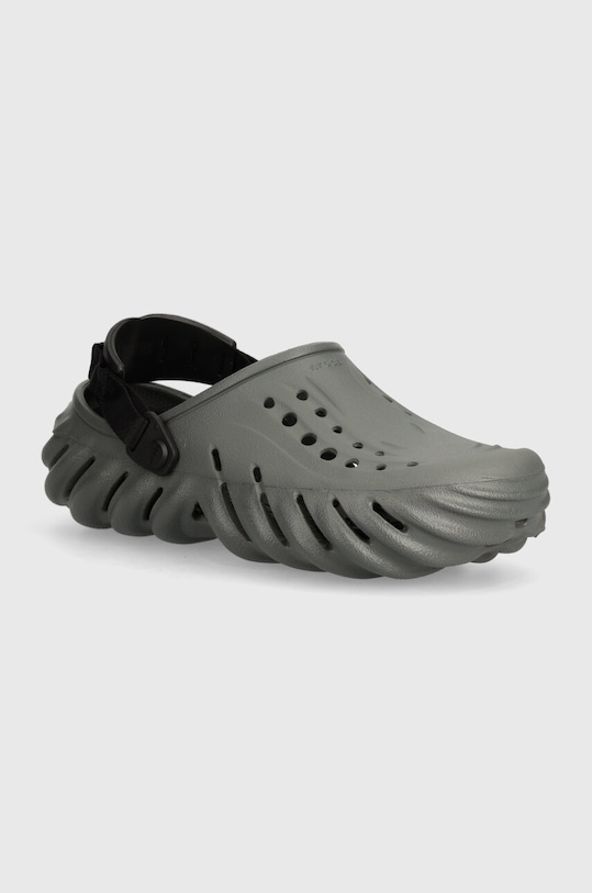 Crocs papuci Echo Clog sintetic gri 207937.0DA
