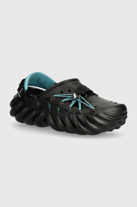 Crocs klapki Echo Reflective Laces Clog syntetyczny czarny 210004.001