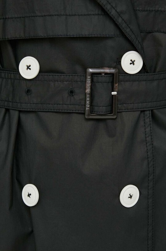 Tommy Hilfiger pamut trencskabát WW0WW40483 fekete
