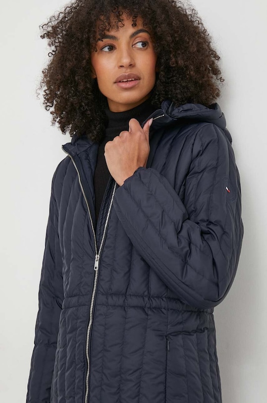 Tommy Hilfiger kurtka puchowa granatowy WW0WW40489