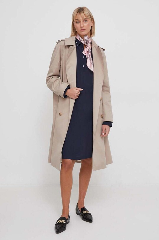 Tommy Hilfiger trench WW0WW40482 bej SS24