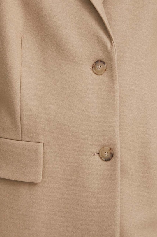 Vuneni kaput Tommy Hilfiger WW0WW41662 bež