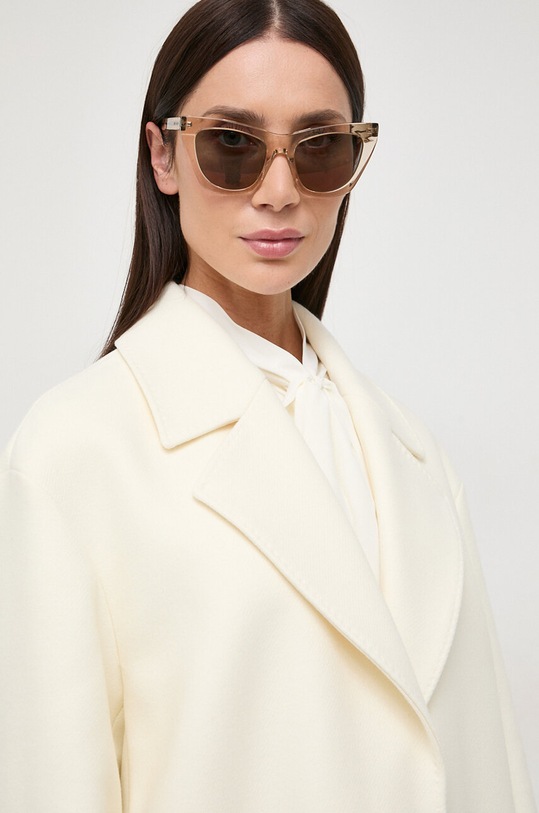 Vuneni kaput BOSS bež 50510308