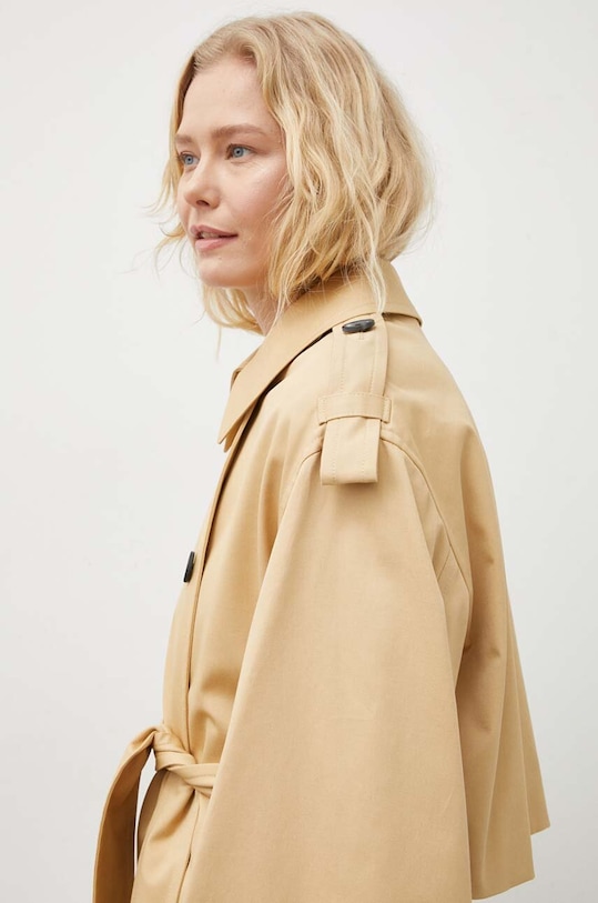 By Malene Birger płaszcz Q71493004Z beżowy