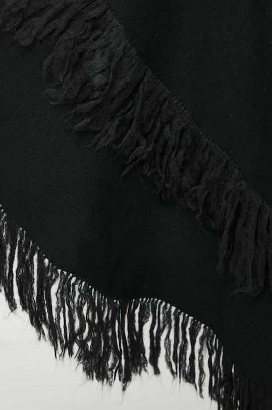 Шерстяное пончо By Malene Birger Q72091002 чёрный