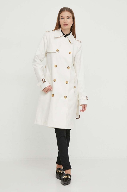 Lauren Ralph Lauren płaszcz nieocieplane beżowy 297936856