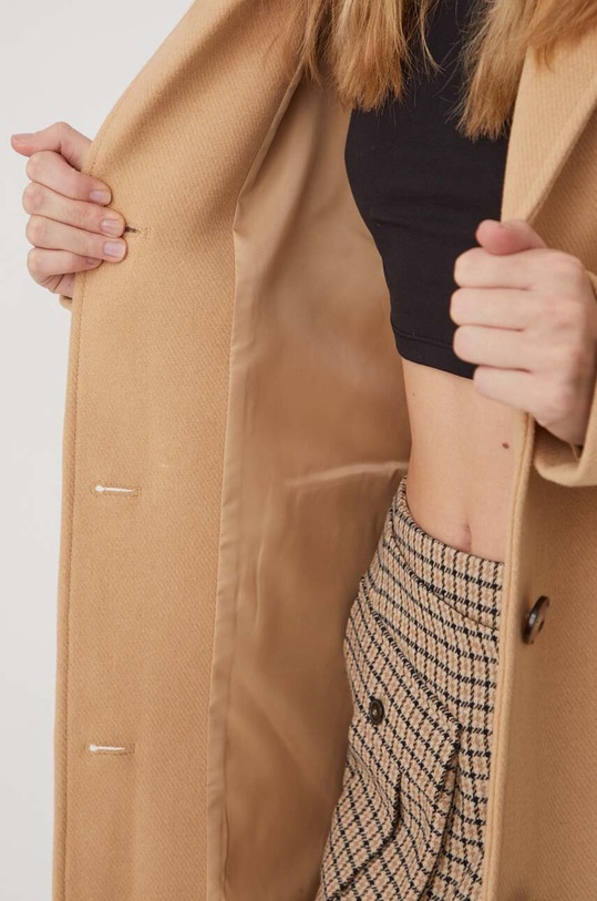 Kabát s prímesou vlny Tommy Jeans DW0DW17232