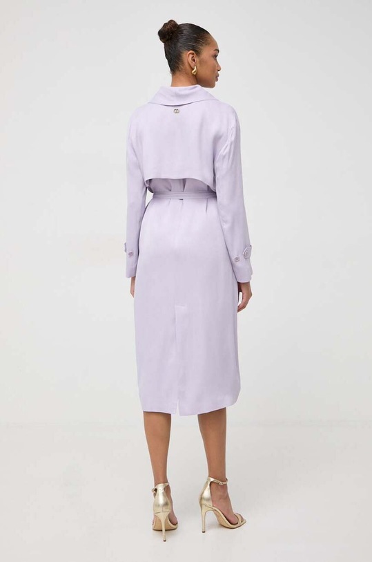 Odzież Twinset płaszcz 241TP2540 fioletowy