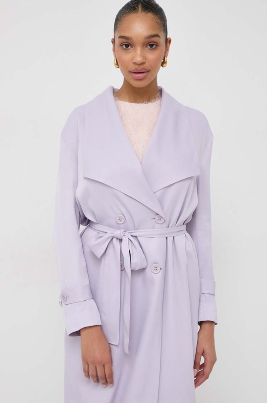 Twinset płaszcz fioletowy 241TP2540