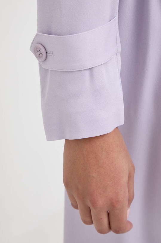 Twinset płaszcz 241TP2540 fioletowy