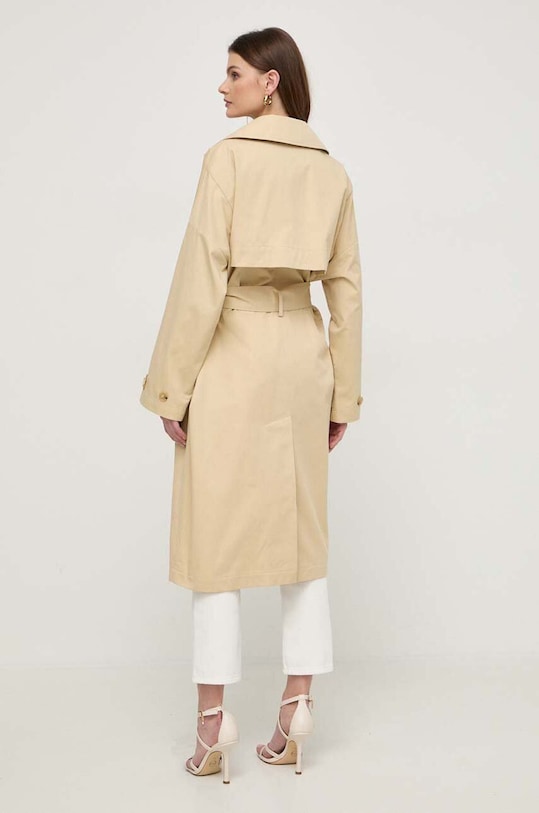Хлопковое пальто Patrizia Pepe 8O0102.AK55 бежевый