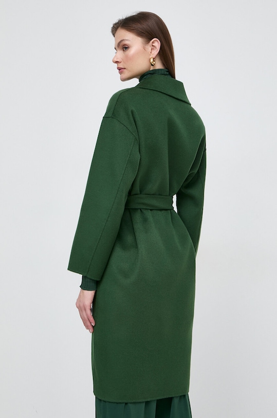 Odzież Patrizia Pepe płaszcz wełniany 8O0117.A006 zielony