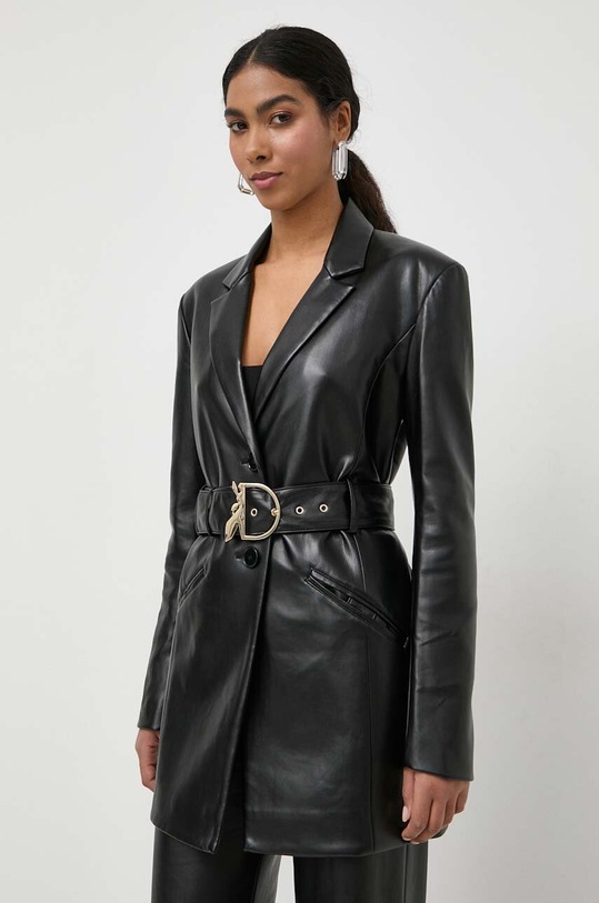 Patrizia Pepe płaszcz nieocieplane czarny 8S0480.E005