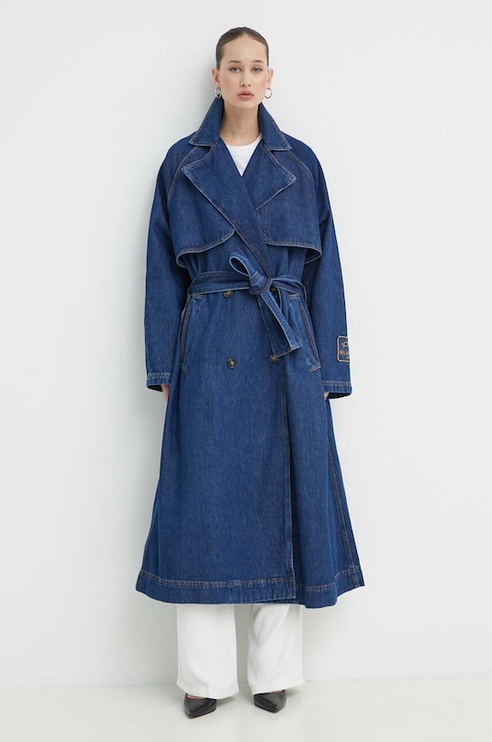 Iceberg płaszcz jeansowy bez kaptura granatowy N021.6001