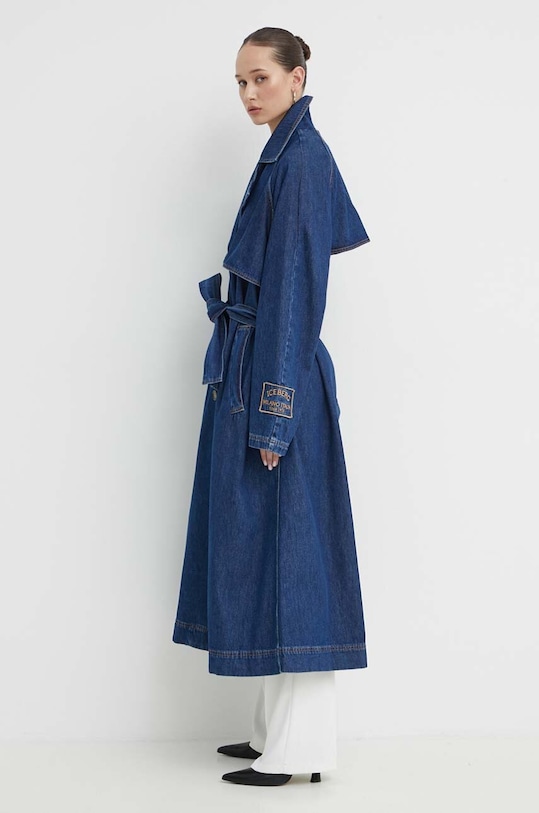 Iceberg płaszcz jeansowy N021.6001 granatowy SS24
