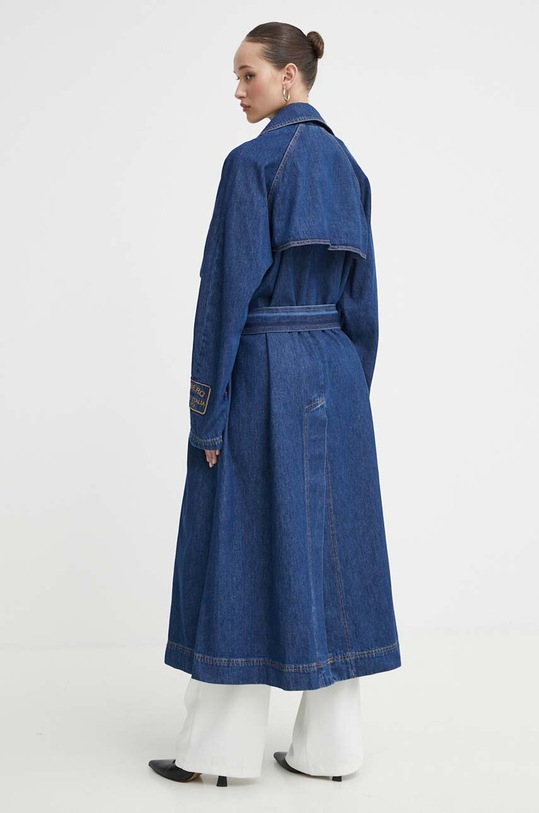 Odzież Iceberg płaszcz jeansowy N021.6001 granatowy