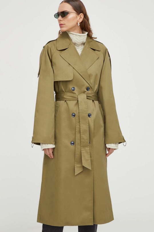 2NDDAY trencz 2ND Sloan - Cotton Twill nieocieplane zielony 2241110538