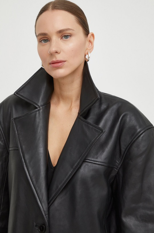 Kožený kabát 2NDDAY 2ND Vice - Dense Leather 2241510653