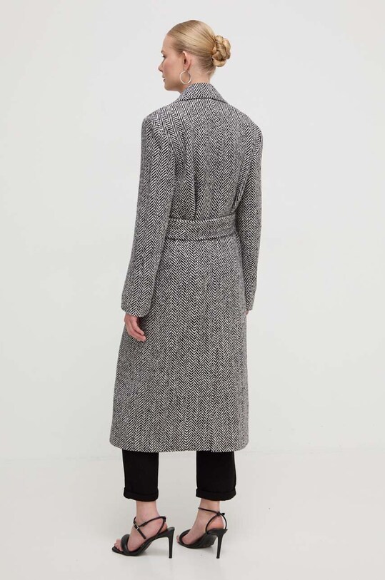 Одежда Шерстяное пальто Karl Lagerfeld 240W1502 чёрный