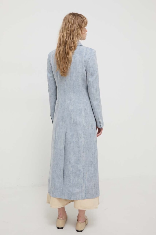 Oblečení Kabát s lněnou směsí Tiger Of Sweden Alaria S72199001 modrá