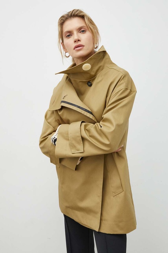 Βαμβακερό παλτό Day Birger et Mikkelsen DAY65243160 καφέ