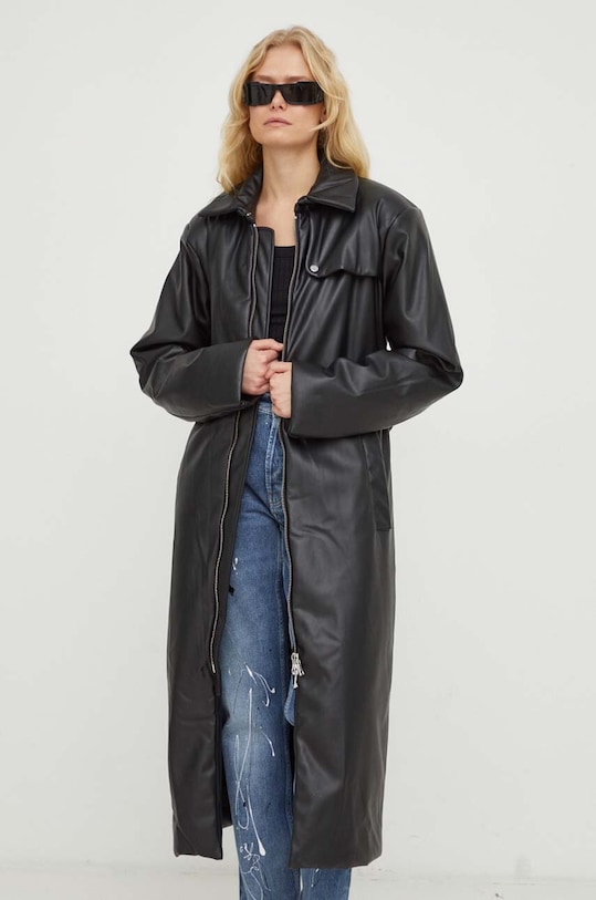 Won Hundred płaszcz czarny 2688.13035