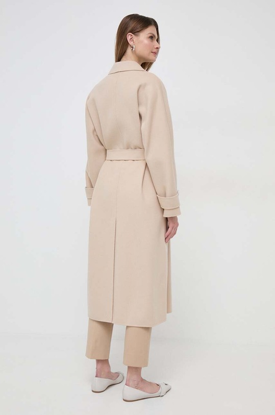 Odzież Weekend Max Mara płaszcz wełniany 2415011031600 beżowy