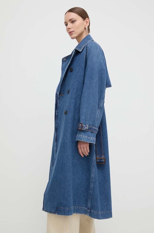 Baloner od trapera Weekend Max Mara mornarsko plava 2415011041600