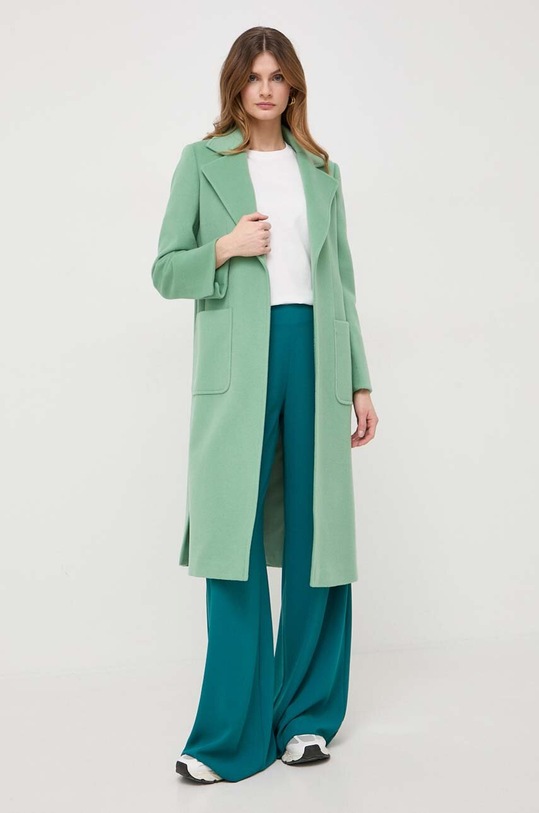 MAX&Co. płaszcz wełniany zielony 2416011031200