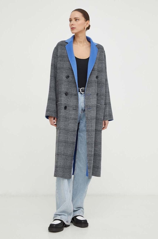 Odzież MAX&Co. płaszcz wełniany dwustronny 2416011041200 szary