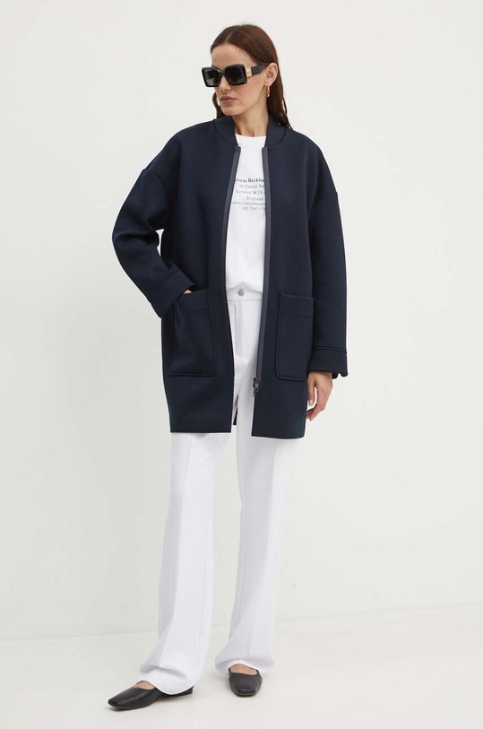 MAX&Co. płaszcz 2416901012200 granatowy SS24