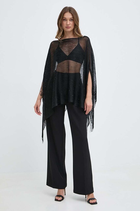 Liu Jo poncho 2A4016.T0300 czarny SS24