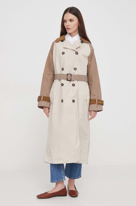 Barbour cappotto in cotone LSP0150 beige SS24