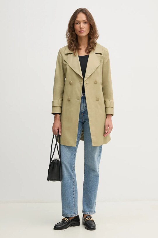 Καμπαρντίνα Sisley 2NNSLN025 πράσινο SS25