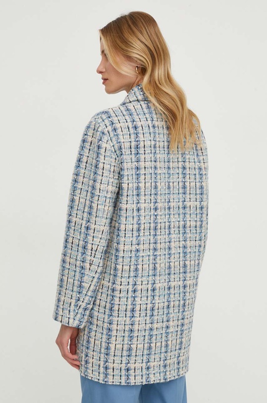 Odzież Sisley płaszcz z domieszką wełny 2LRSLN03X niebieski