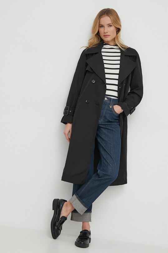 Sisley trenci 2B9ALN03T negru SS24