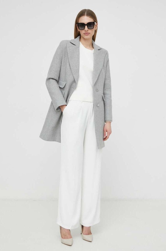 Morgan płaszcz wełniany GFERA.F GFERA.F.GRIS.CLAIR szary SS24