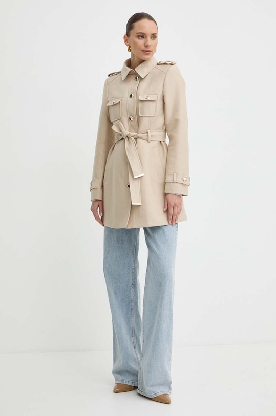 Morgan płaszcz GOLIAM GOLIAM.BEIGE beżowy SS24