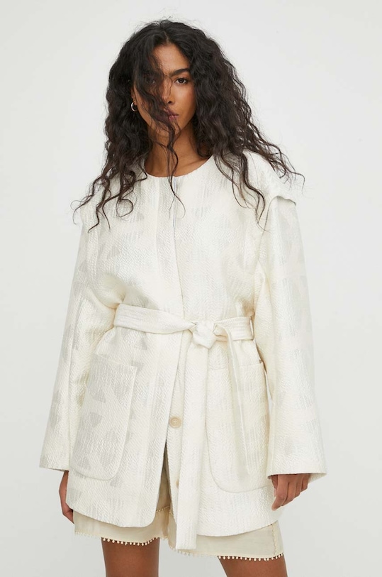 Kabát MUNTHE prechodné béžová 1501.24201