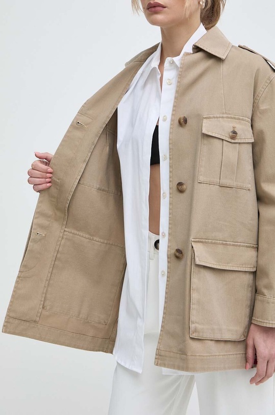 Хлопковая куртка MAX&Co. x FATMA MOSTAFA 2418081012200 коричневый