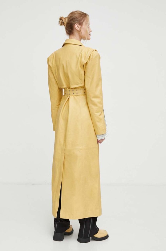 Oblečení Kožený kabát Gestuz 10908974 žlutá