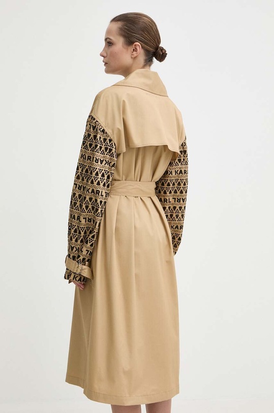 Odzież Karl Lagerfeld trencz 241W1505 beżowy