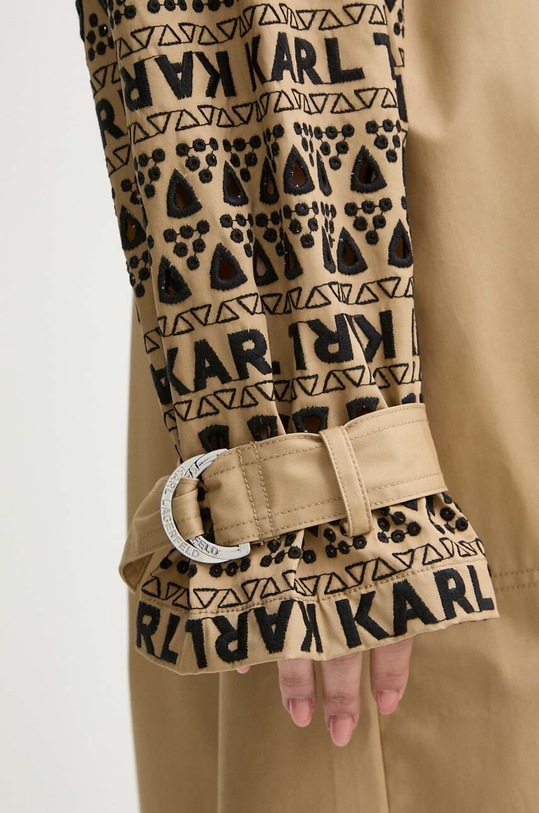 Karl Lagerfeld trencz 241W1505 beżowy