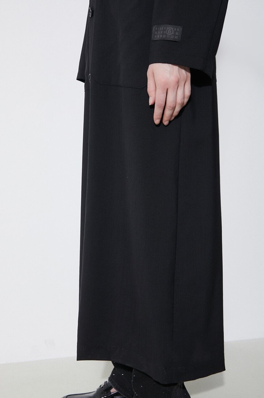 Шерстяное пальто MM6 Maison Margiela S62AA0081